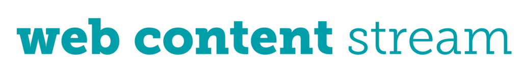 web content stream